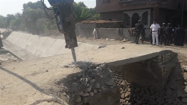 حملة إزالات بأسيوط