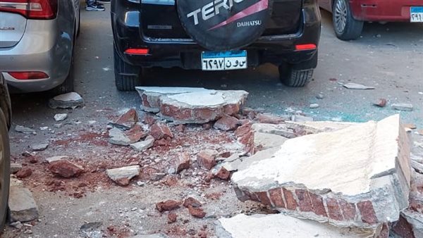 تحطم 3 سيارات فى