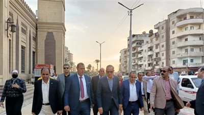 محافظ كفر الشيخ يتفقد تطوير ميدان إبراهيم الدسوقي