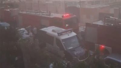 حريق بمخزن أدوات كهربائية في الإسكندرية