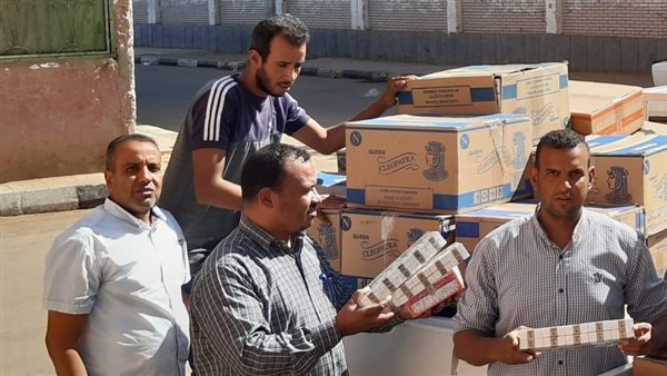 ضبط كمية من السجائر