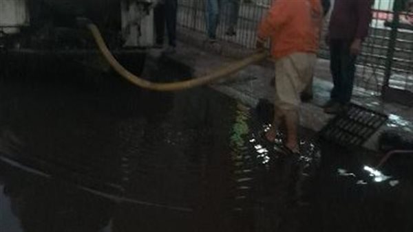 آثار مياه الأمطار