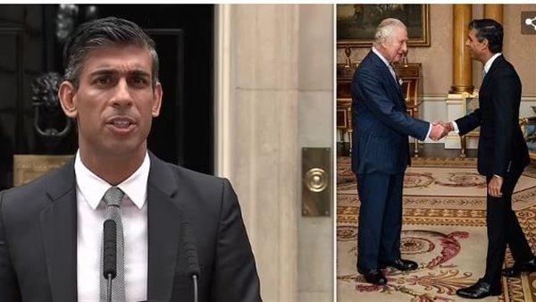 ملك بريطانيا وريشي