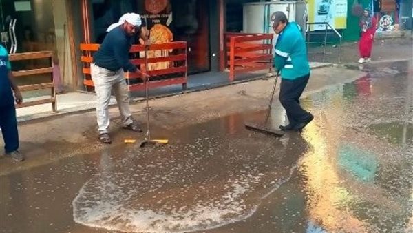 سحب تجمعات مياه الأمطار