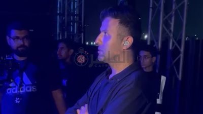 حمزة نمرة في أول حفل بمصر بعد عودته: مبسوط إني وسط أهلي وناسي