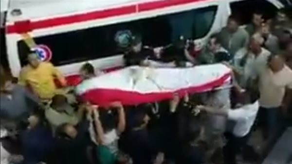 تشييع جثمان ضحية