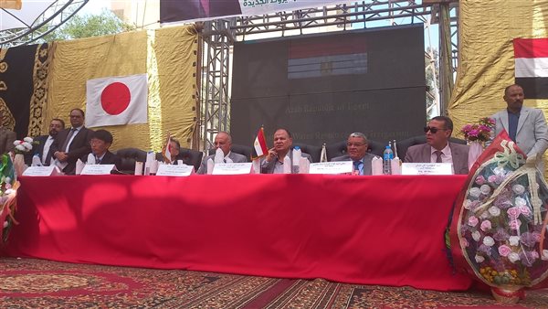 وزير الري خلال زيارته