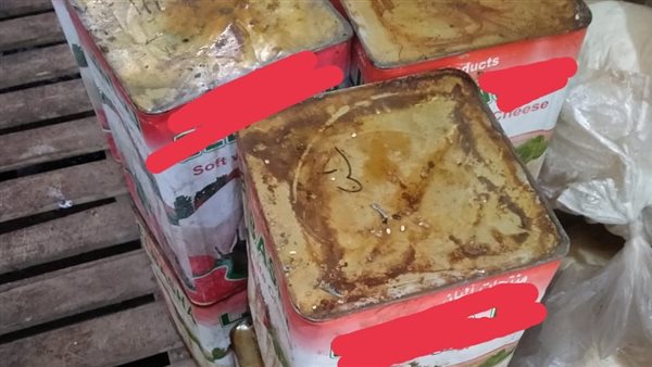 ضبط مواد غذائية منتهية