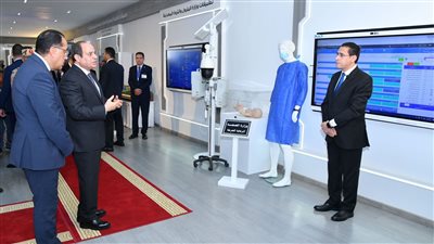 فعالية افتتاح الرئيس السيسي مركز التحكم الرئيسي للشبكة الوطنية الموحدة
