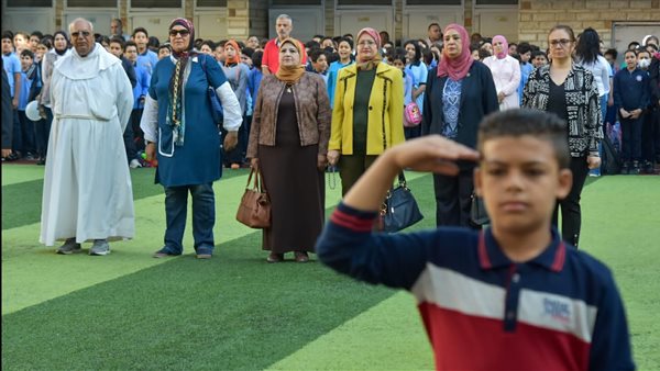 طابور الصباح بمدارس