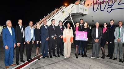 مطار شرم الشيخ الدولي يستقبل أولى رحلات الطيران التابعة لشركة Wizz Air uk