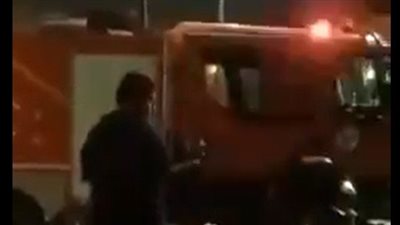 الحماية المدنية تسيطر على انفجار ماسورة غاز بأكتوبر | فيديو