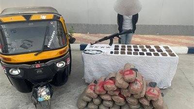 القبض على تاجر أسلحة نارية ومخدرات في دمياط