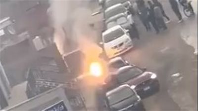 السيطرة على انفجار كابل كهرباء بالمقطم | فيديو