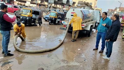 سقوط أمطار متوسطة على بعض المراكز في كفر الشيخ| صور 