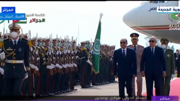 السيسي والرئيس الجزائري