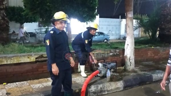 سقوط أمطار غزيرة