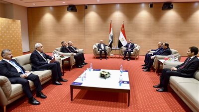 الرئيس العراقي: مصر نموذج يحتذي به في الحفاظ على الاستقرار والنهوض بالأوضاع الاقتصادية