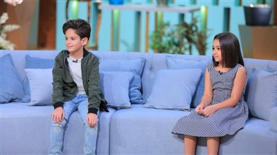 اليوم.. الطفلان سليم مصطفى وريما مصطفى ضيفا منى الشاذلي