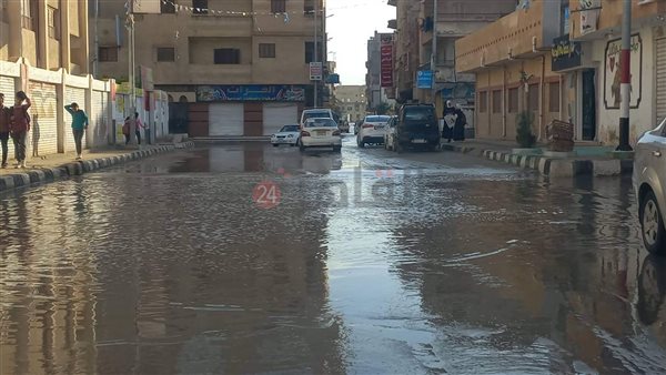 آثار مياه الأمطار