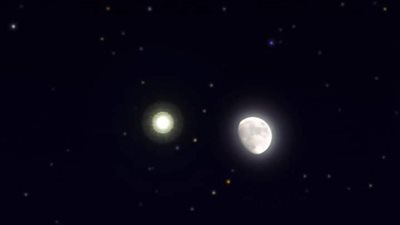 اقتران القمر مع كوكبي الزهرة والمريخ.. ظاهرة فلكية جديدة تحدث في سماء مصر الجمعة المقبلة