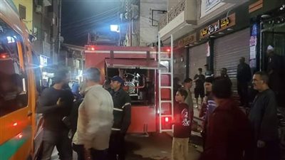 إصابة شخص في حريق بشقة سكنية بأسيوط