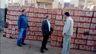 تحرير 36 محضرًا وضبط 45 كرتونة عصائر منتهية الصلاحية بالمنيا