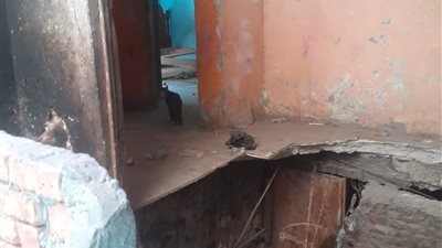 سقوط سقف منزل دون خسائر بشرية في شبرا الخيمة