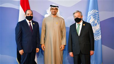 استقبال الرئيس السيسي لقادة وزعماء العالم بمؤتمر المناخ COP27 