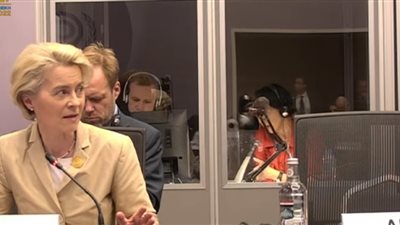 رئيسة المفوضية الأوروبية: لدينا شراكات كثيرة مع مصر في مجال الهيدروجين الأخضر