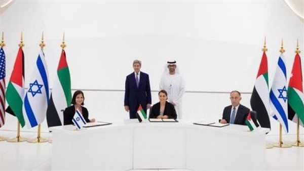 الإمارات الأردن وإسرائيل_