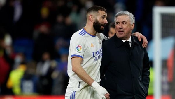 بنزيما وأنشيلوتي