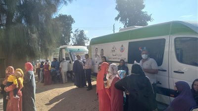 الكشف على 1880 مريضًا ضمن قافلة طبية مجانية في الدقهلية 