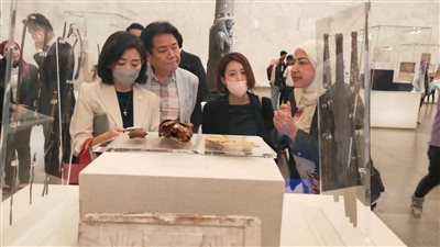 المتحف القومي للحضارة يستقبل المبعوث الخاص لرئيس الجمهورية الكورية | صور 