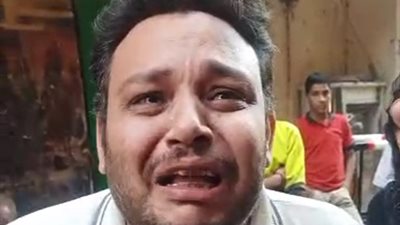 أحد الناجين من انهيار عقار بإمبابة يبكي: محتاج شقة.. ذنبنا إيه نترمي في الشارع | بث مباشر 