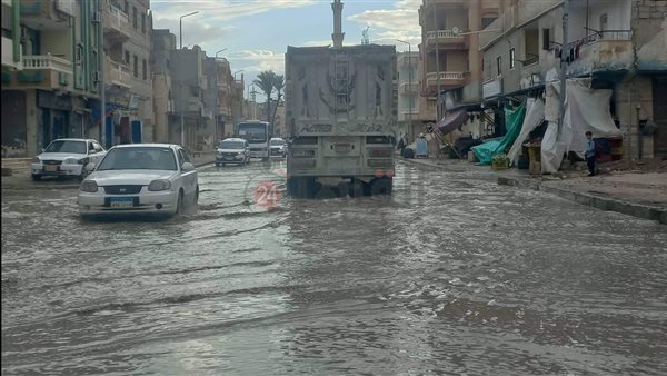 أمطار على شمال سيناء