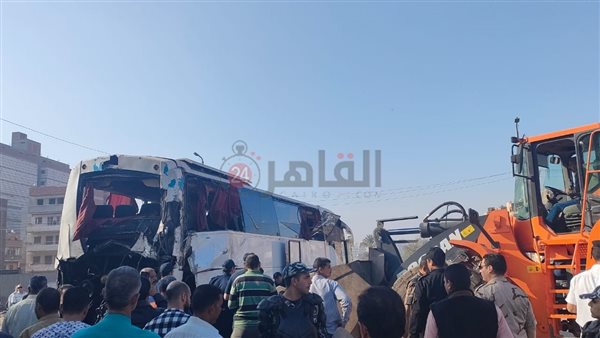 الأتوبيس بعد الحادث