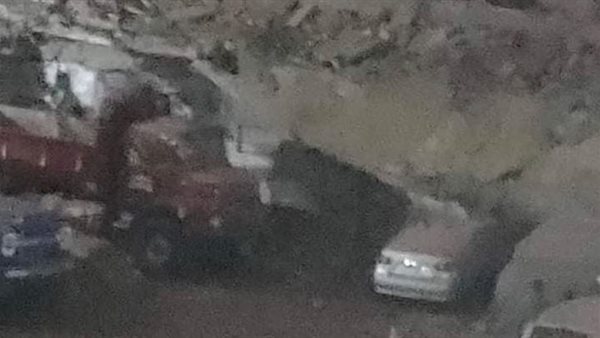 انهيار عقار فى الدخيلة