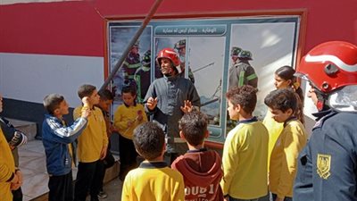 إدارة الحماية المدنية بالغربية تنظم زيارة لعدد من تلاميذ إحدى المدارس