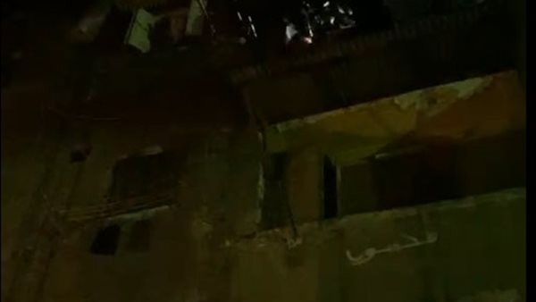 جانب من الحريق