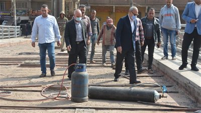 محافظ القليوبية يتفقد أعمال تطوير وترميم كوبري أسنيت بكفر شكر
