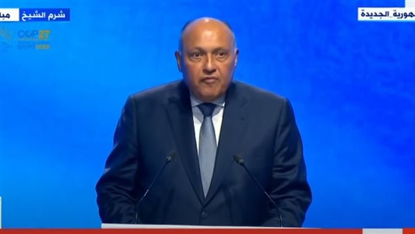  سامح شكرى وزير الخارجية