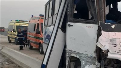 إسعاف 11 شخصًا ضحايا حادث الأتوبيس في الشرقية