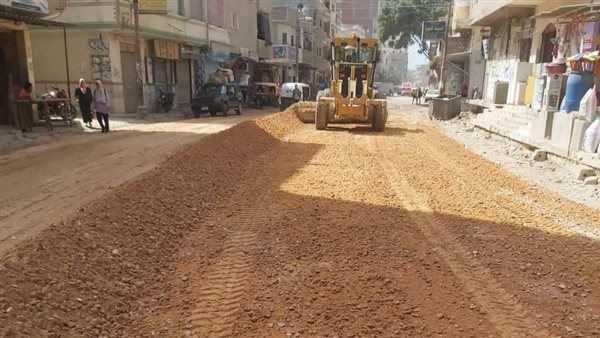 رصف طرق بالبحيرة