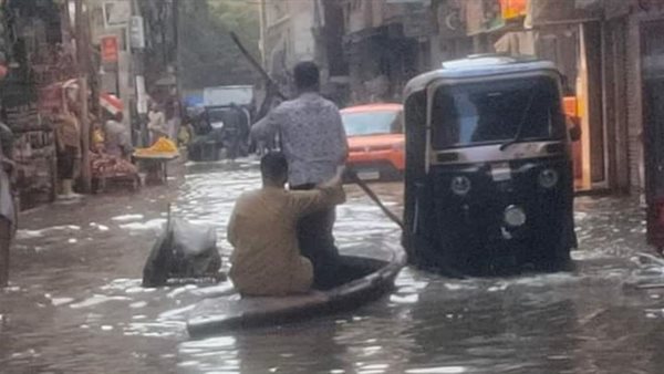 غرق شوارع العجمي