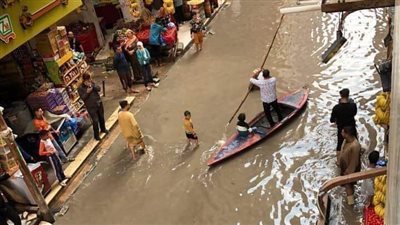 5 مشاهد من غرق منطقة العجمي في الإسكندرية 