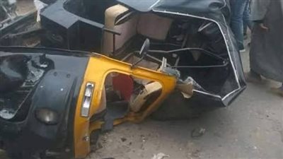 مصرع شاب وإصابة آخر في حادث تصادم موتوسيكل وتوك توك بالغربية 