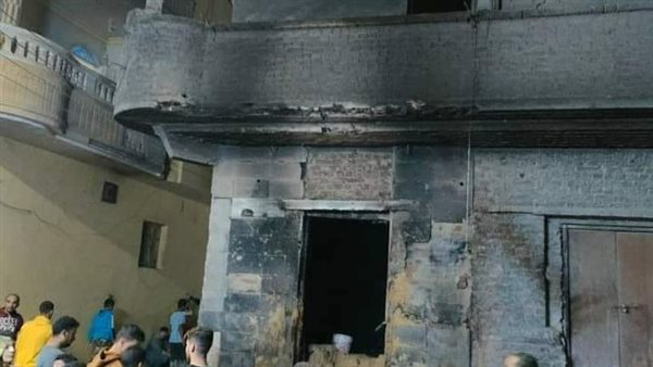 حريق في منزل بالمحلة