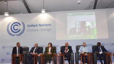 شكري يشارك في افتتاح يوم الحلول المناخية الخاص بمؤتمر COP27 | صور