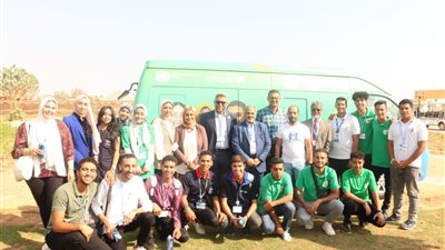 جناح قافلة الشباب والمناخ بالمنطقة الخضراء يستقبل المغامر علي عبده 